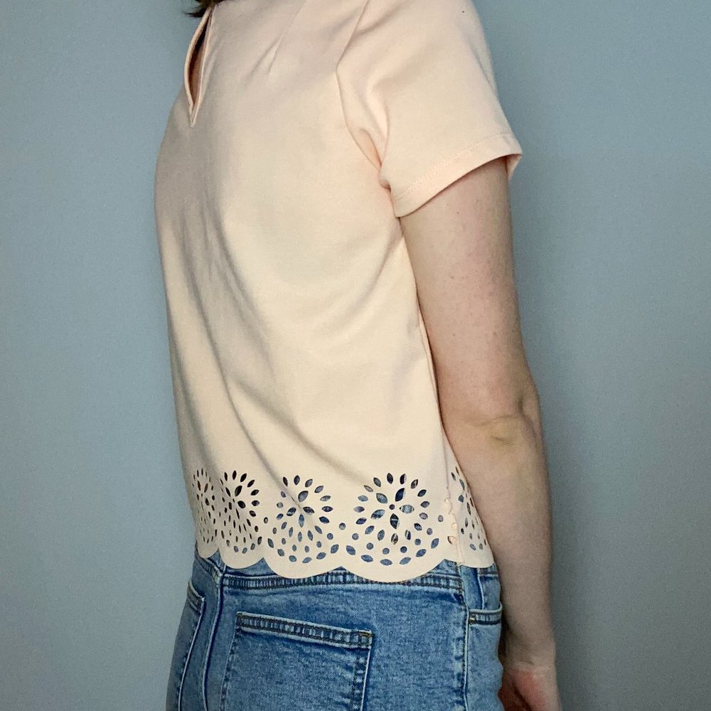 Dotti Peach tee - Picture 3 of 4